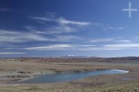 Laguna no Altiplano (Puna) da província de Jujuy, Argentina
