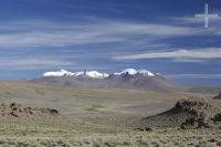 Paisagem no Altiplano (Puna) da província de Jujuy, Argentina