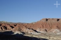 O Vale da Lua, perto de Cusi Cusi, no Altiplano (Puna) da província de Jujuy, Argentina