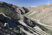 Road on the Altiplano (Puna) of the province of Jujuy, Argentina