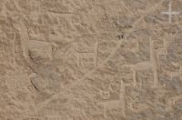 Petroglifos cerca de Abdon Castro Tolay (Barrancas), en el Altiplano (Puna) de la provincia de Jujuy, Argentina