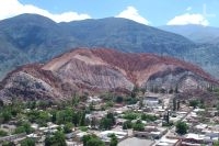 The town of Purmamarca, province of Jujuy, Argentina