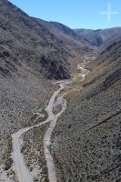 Estrada no Altiplano andino, província de Salta, Argentina